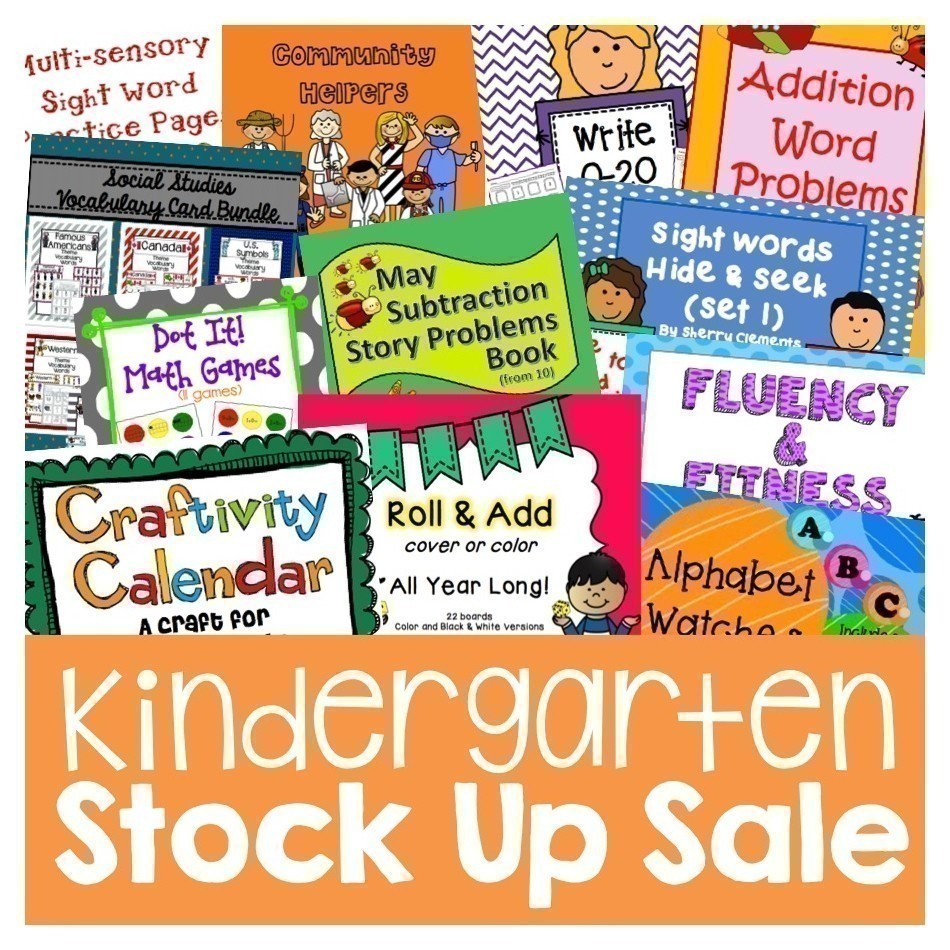 Educents: Kindergarden Stock Up Materials as low as $4.99 {Reg. $60}