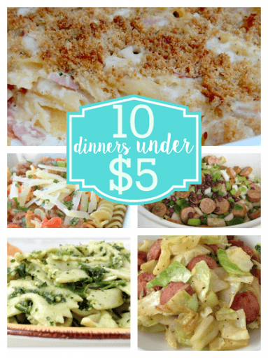 10 Meals for Under $5 ~TheCentsAbleShoppin.com