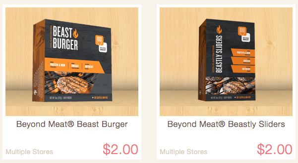 Sprouts:  2 FREE Beyond Meat Beast Burgers & Beastly Sliders