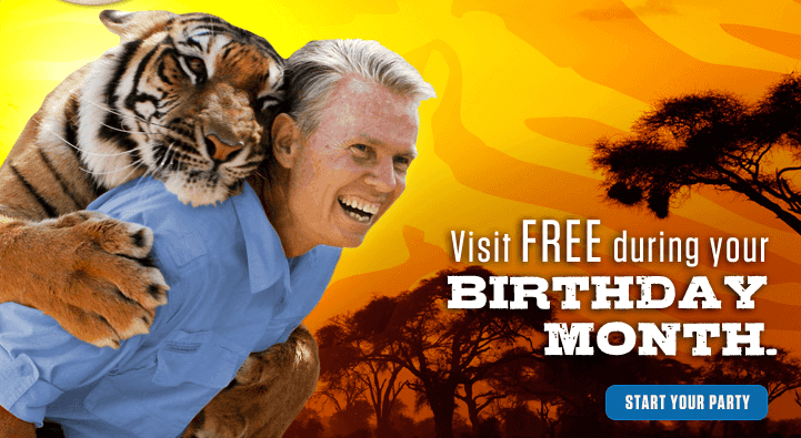 Out of Africa Wildlife Park | Visit FREE During your Birthday Month!