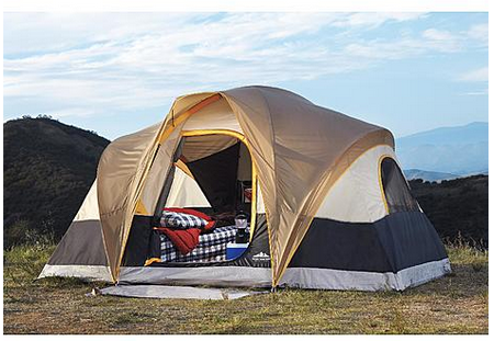 Sears: Northwest Territory 12 ft. x 10 ft. Tan 6-Person Tent with Carry Bag $68 + FREE Shipping