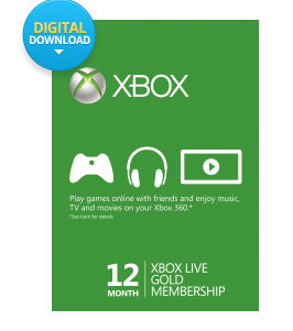 12 Month Xbox Live Gold Membership as low as $37