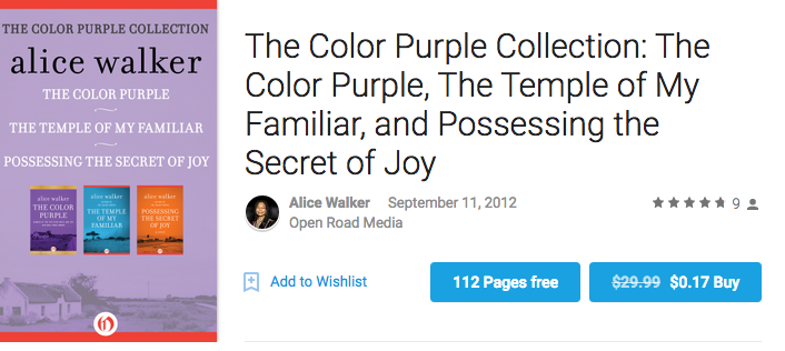 Google Play:  The Color Purple Collection just $.17