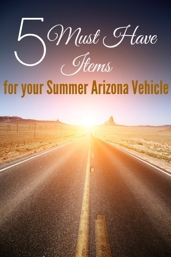 5 Must Have Items to Carry in your Summer Arizona Vehicle
