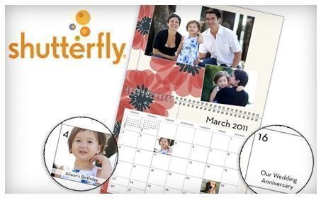 Shutterfly: FREE 8.5 x 11 Wall Calendar Ends Tonight – Pay Shipping