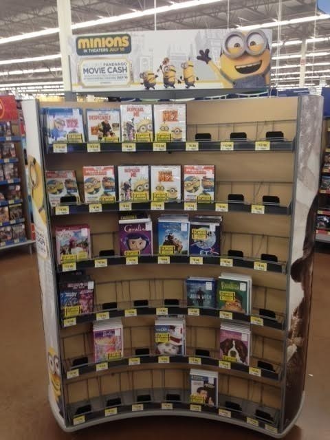 Walmart: Select DVDs as low as $4.96 + Earn FREE Movie Cash to see the Minions Movie in Theaters