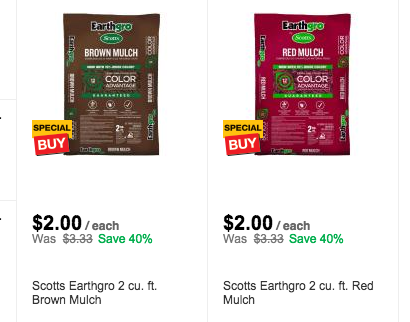 Home Depot: Earthgro Mulch just $2 per Bag + Stock up on Kingsford Charcoal