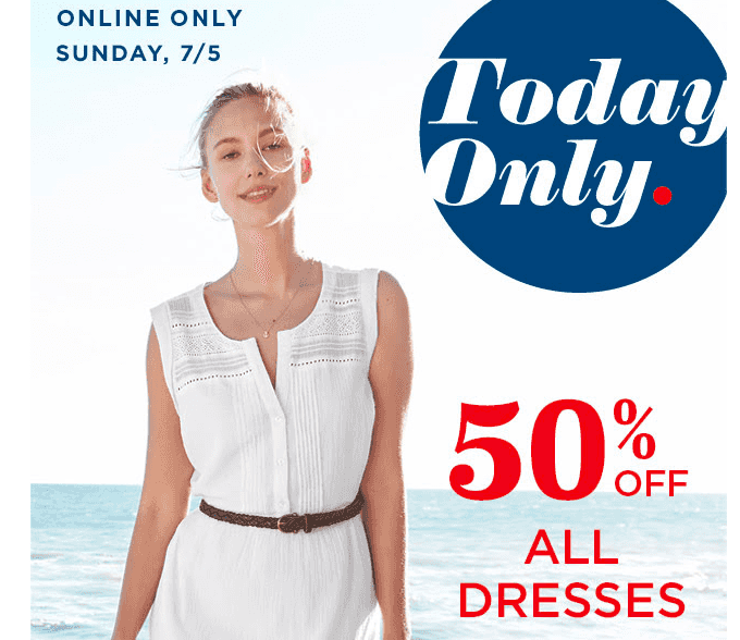 Old Navy: 50% OFF Dresses for Women & Girls + 35% OFF Order