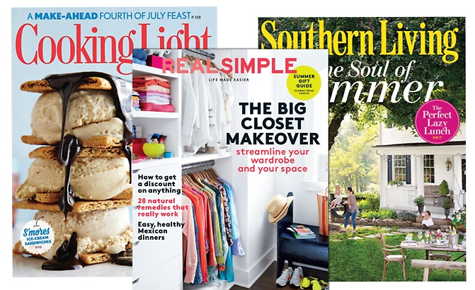 Popular Magazines just $5 per Year ~ Cooking Light, Real Simple, All You & More