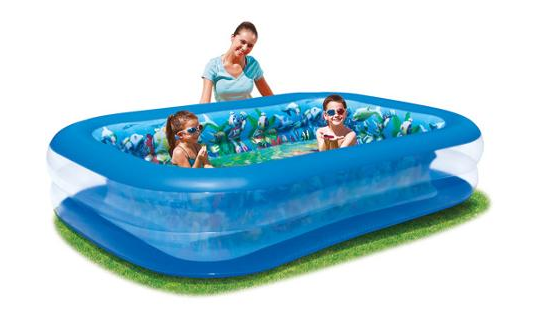 family size inflatable pool walmart