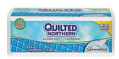 Staples: Quilted Northern Ultra Soft & Strong 2-Ply (30 double roll) $12.99