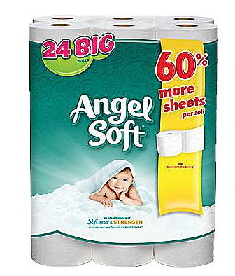 Staples: 72 BIG Rolls Angel Soft just $27 + FREE Shipping