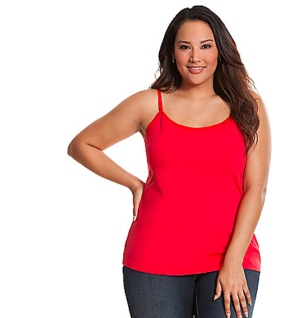 Lane Bryant: Ribbed Tank or Cotton Cami just $4.99 + FREE Store Pick Up