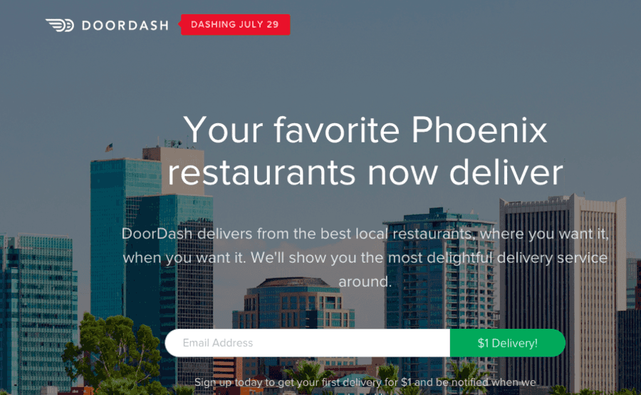 DoorDash ~ Delivery from your Favorite Phoenix Restaurants {Sign Up to get $1 Delivery}