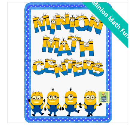 Educational Freebie: Minion Math for Kids