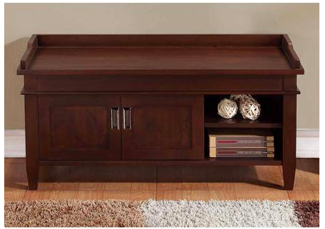 Brooklyn + Max Richland Collection Entryway Storage Bench $99 + FREE Shipping