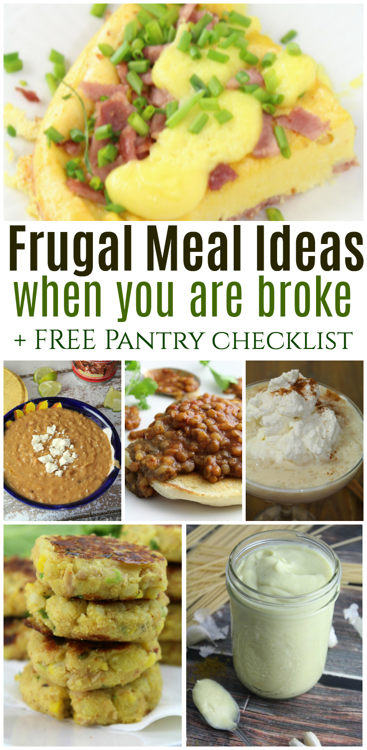 Find these frugal meal ideas to help you plan meals quickly and easily without spending large amounts of money on fast food or unhealthy restaurant choices.