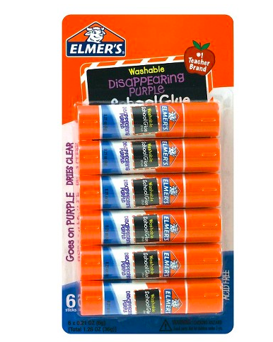 Target: Elmer’s Purple Glue Stick 6 pk just $.99 + FREE Shipping