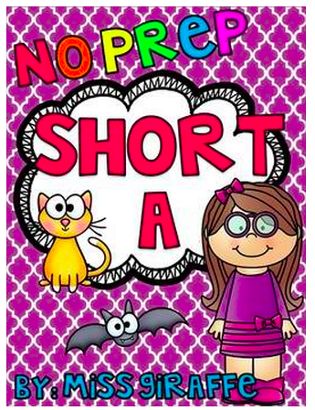 Educational Freebie: Short A No Prep Printables {Kinder – 1st}