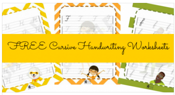 Educational Freebie: 53 Pages of FREE Cursive Handwriting Worksheets