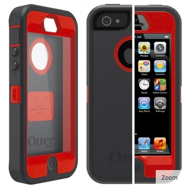 OtterBox Defender iPhone 5/5s Case in Bolt Grey $14 + FREE Shipping