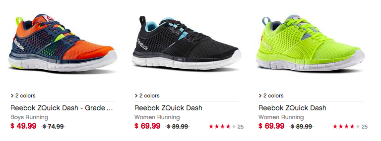 Reebok: Last Day to Score ZQuick Running Shoes for $35 + FREE Shipping!
