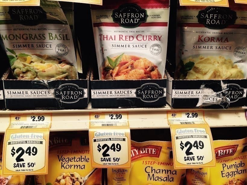 Sprouts: Saffon Roads Simmer Sauce just $1.24 per Pouch