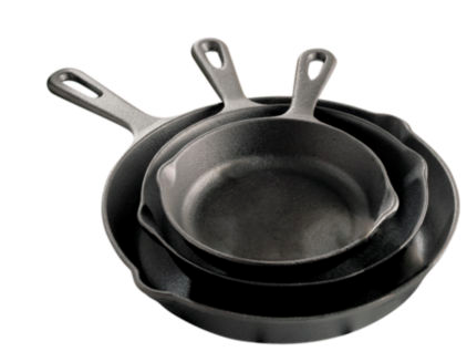 JCPenney: 3 ct Cast Iron Skillets + 3 ct Cookie Sheet Set $29.98 + FREE Ship to Store