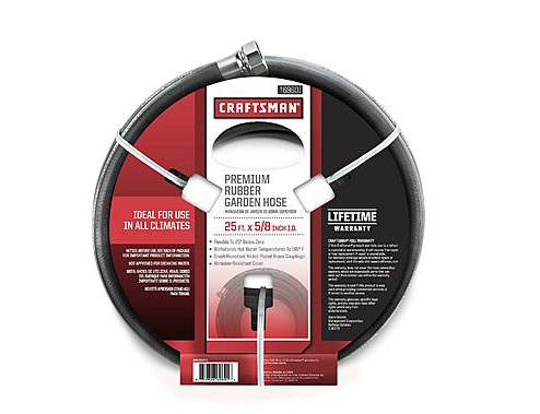 Sears: Craftsman 25′ All Rubber Hose $11.99