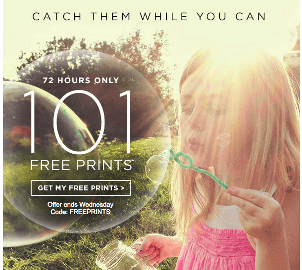Shutterfly: Up to 101 FREE Prints {Pay ONLY Shipping!}