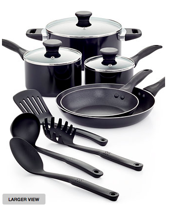 Macy's:  Tools of the Trade Nonstick Aluminum 12 Piece Cookware Set $39.99 + FREE Pick Up