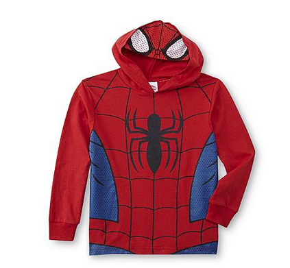 Kids Spider Man Hoodie {Costume} just $10.99 + FREE Pick Up