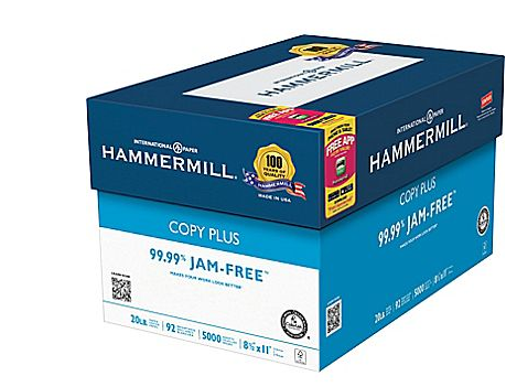 Staples: Hammermill 10 Ream Case Copy Paper just $9.99 + FREE Shipping {After Rebate}