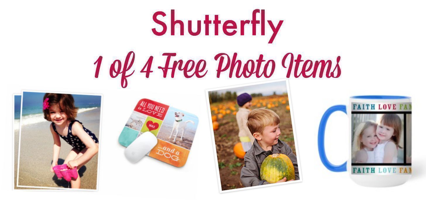 Shutterfly: Choose 1 of 4 FREE Photo Items through Sunday, Sept. 27th