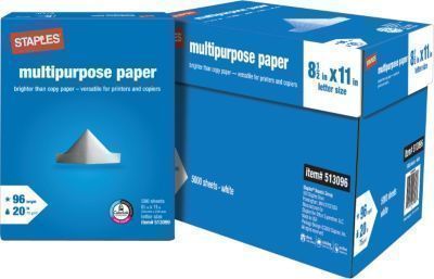 Staples: Multipurpose Paper as low as $.01