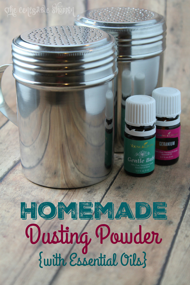 Homemade Dusting Powder with Essential Oils