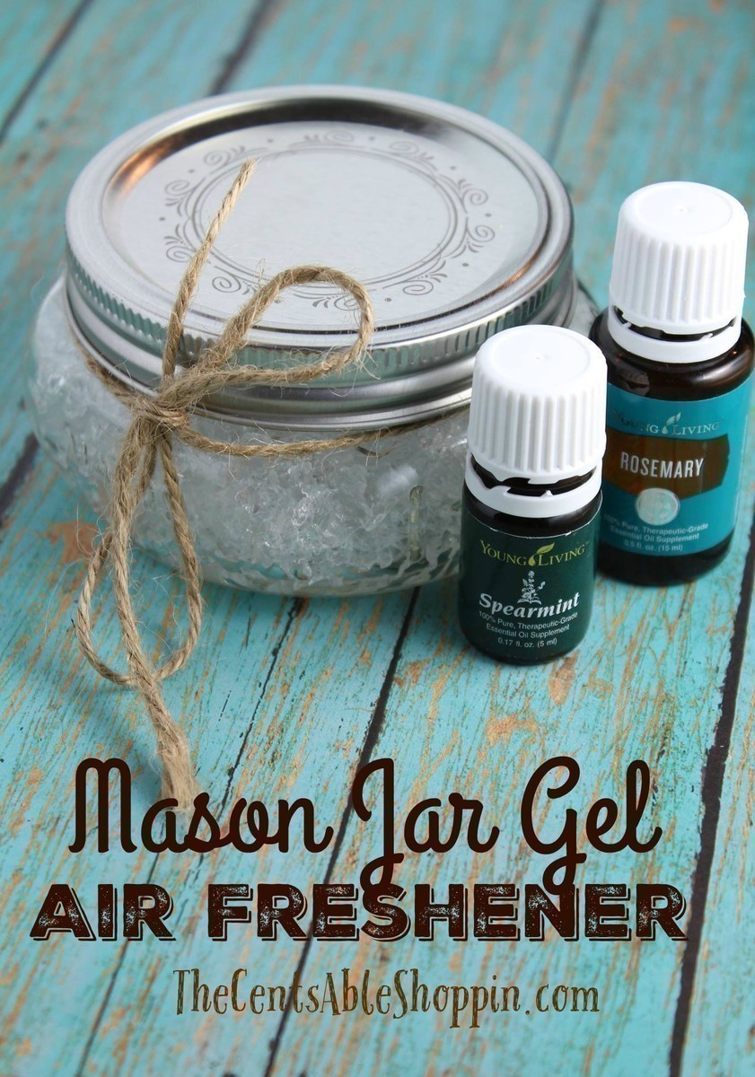 DIY Mason Jar Gel Air Freshener