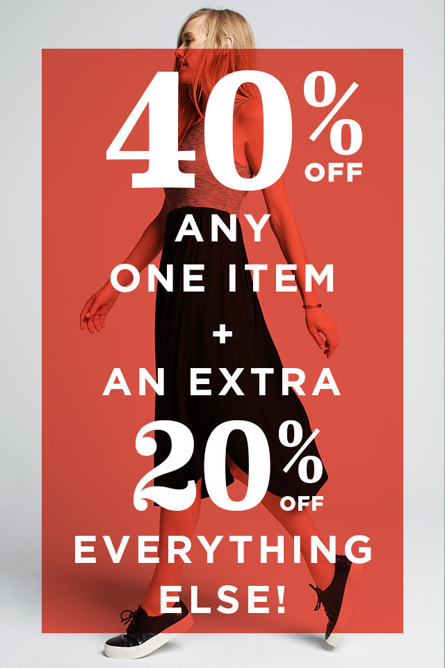 Old Navy: 40% OFF any ONE Item + 20% OFF Everything Else {NO Exclusions}