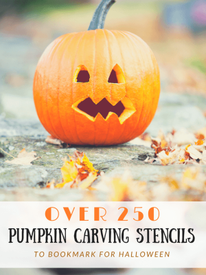 Over 250 FREE Pumpkin Carving Stencils {for Halloween}