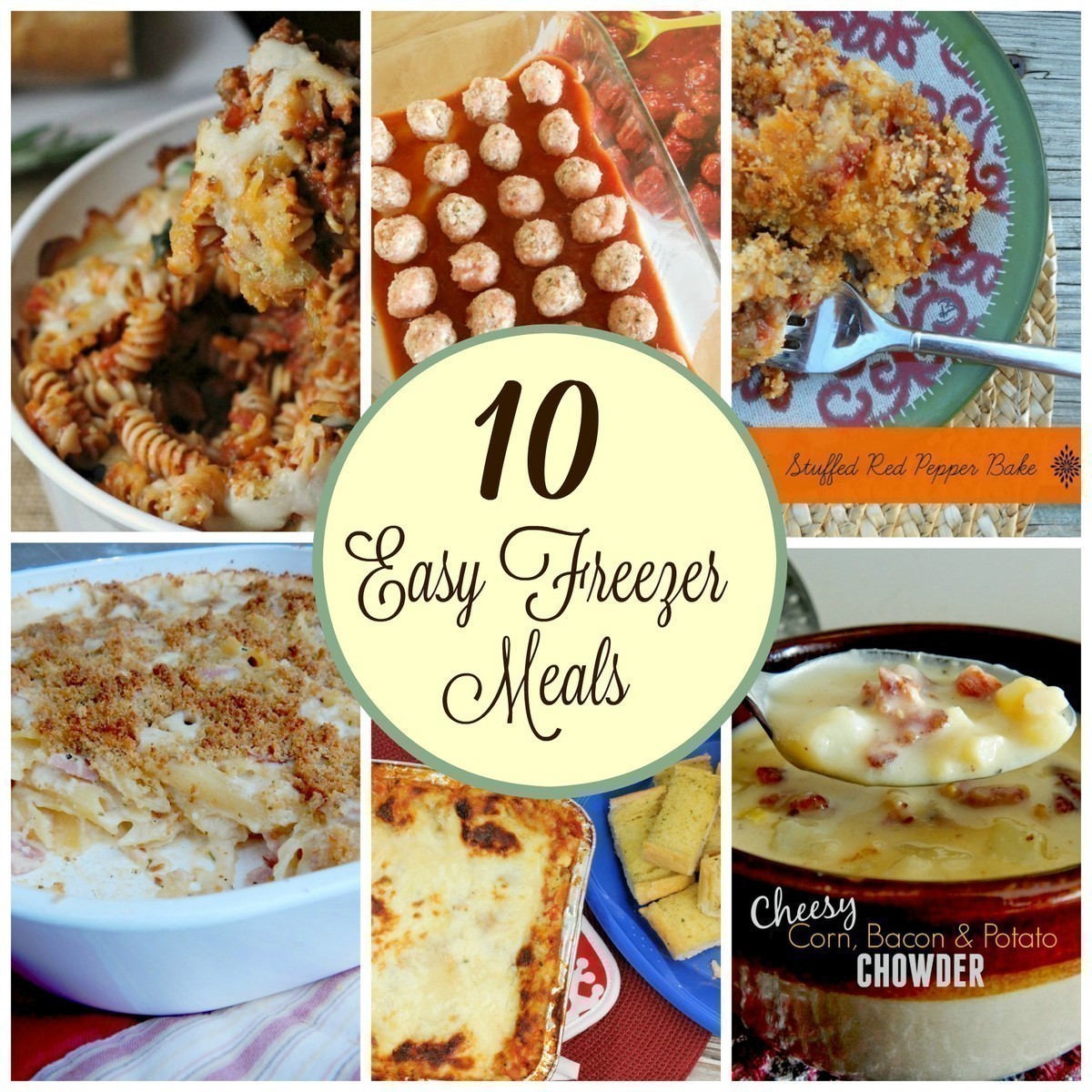 10 Easy Freezer Meals