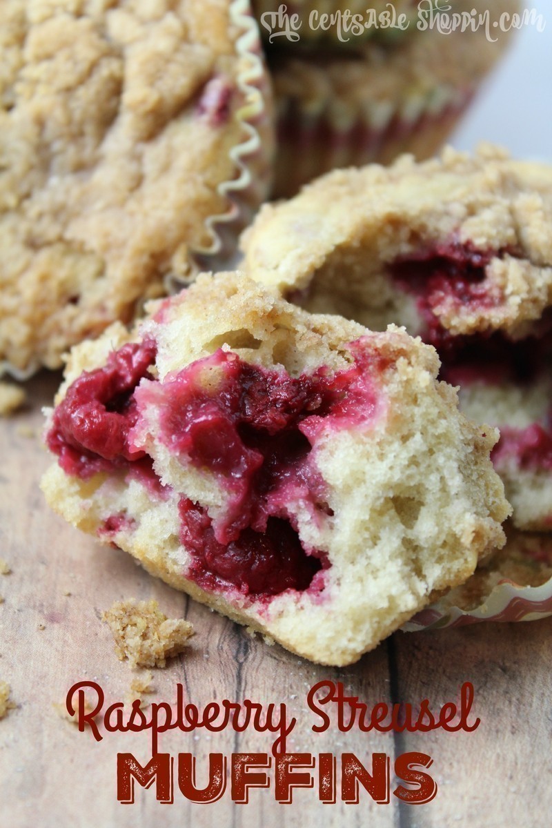 Raspberry Streusel Muffins