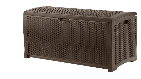 Target: Suncast Resin Wicker Deck Box – Brown (73 Gallon) just $44 {Shipped}