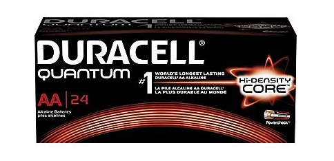 Staples: Duracell Quantum Alkaline 24 pk Batteries $10.99