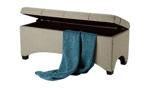 Better Homes and Gardens Pintucked Storage Bench just $31 + FREE Pick Up