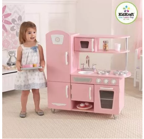 Walmart: KidKraft Vintage Pink Kitchen just $50 + Free Pick Up (Reg. $99.97)