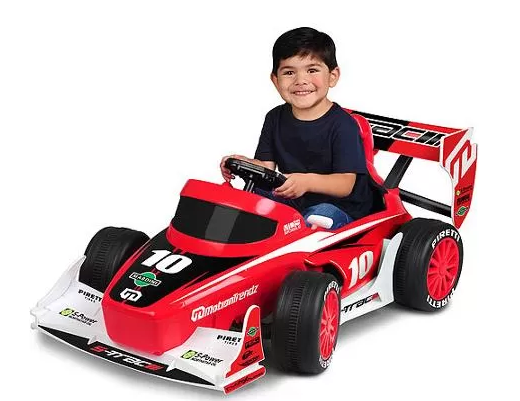 Walmart: MotionTrendz F1 Racer 6-Volt Battery-Powered Ride-On just $50 (reg. $120)