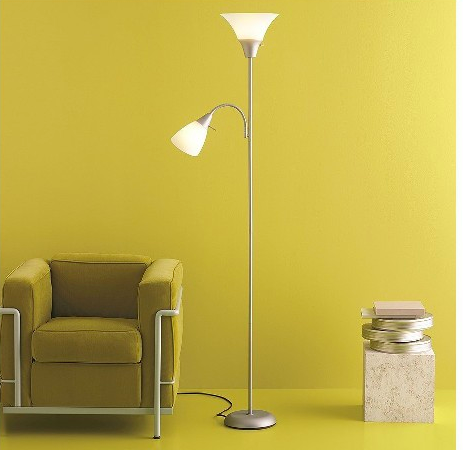 Target: Room Essentials Torchiere Floor Lamp with Task Light just $10