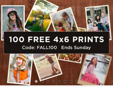 Shutterfly: Up to 100 FREE 4×6 Prints (Pay ONLY Shipping)