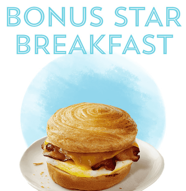 Starbucks BONUS Star Breakfast (10/27 – 11/2)