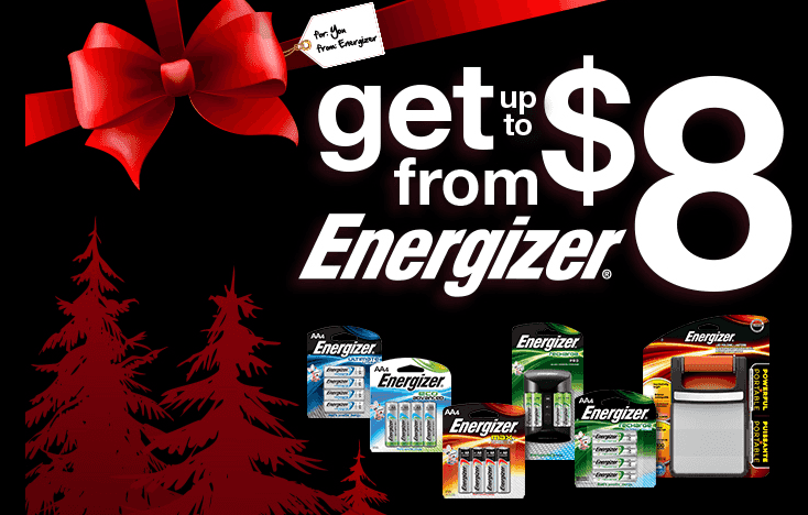 Energizer Bunny Bucks Promotion through April 30th, 2016 (Get up to $8 Back on your Purchase)
